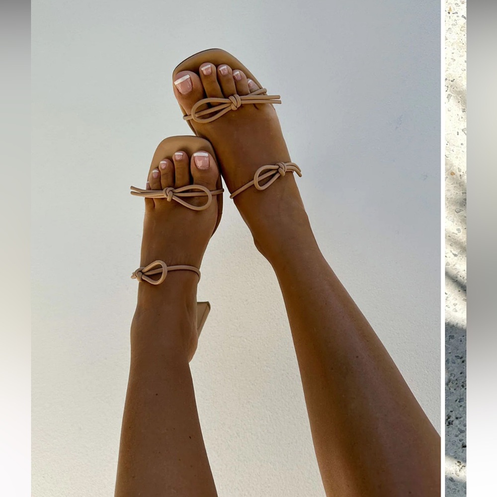 SABO SKIRT Estrella Heels in Tan